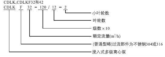 CDLK/CDLKF浸入式多級離心泵